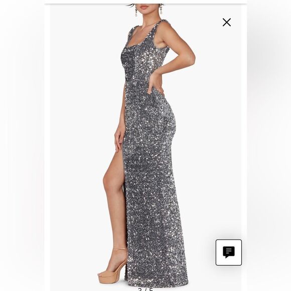 HELSI: Marilyn Sequin Gown - Picture 3 of 7